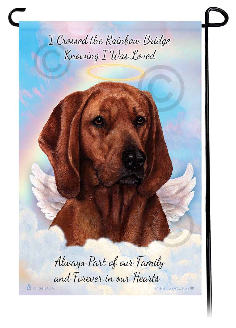 Coonhound Memorial - Garden Flag
