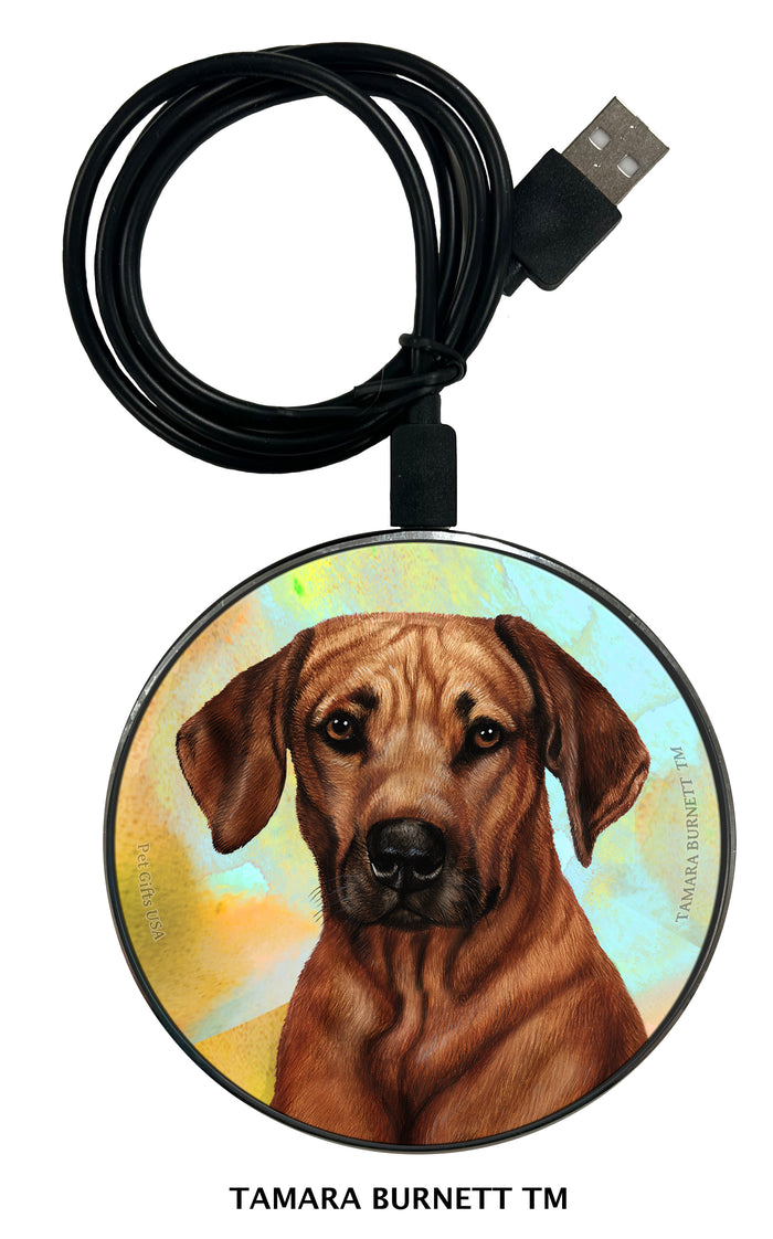 Rhodesian Ridgeback Zoomies Wireless Charger