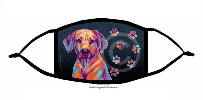 Rhodesian Ridgeback Face Mask
