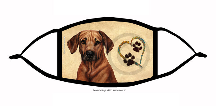 Rhodesian Ridgeback Face Mask