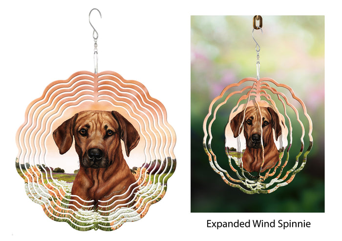 Rhodesian Ridgeback Wind Spinner