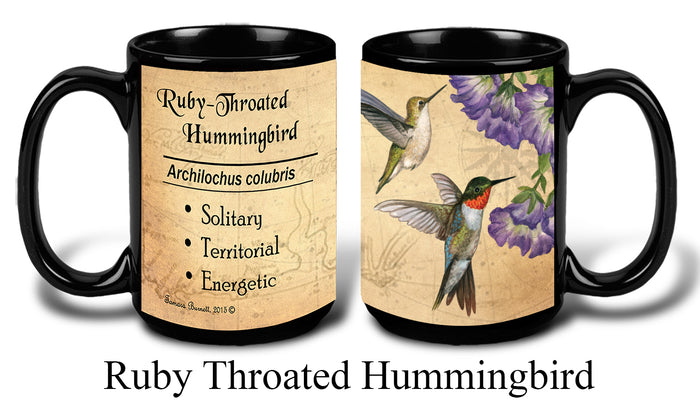Ruby-throated Hummingbird - My Faithful Friends Mug 15 oz