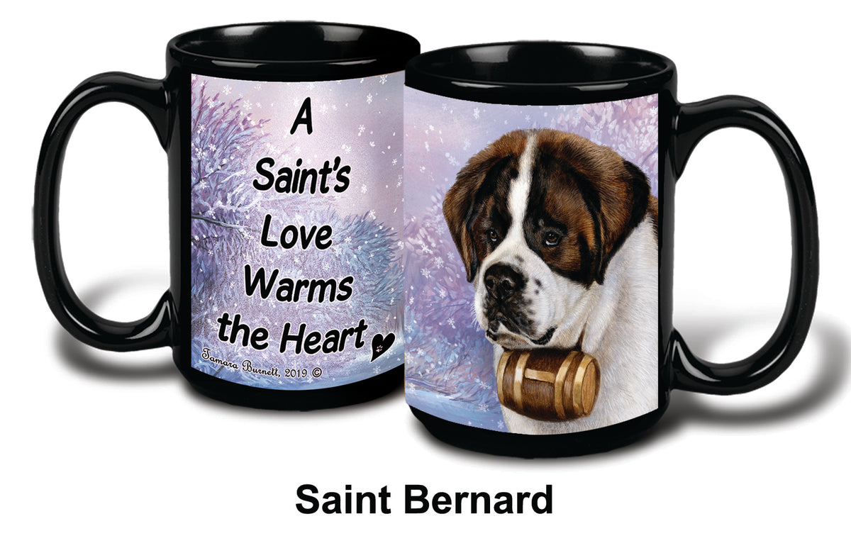 Saint Bernard Winter Mug 15 oz