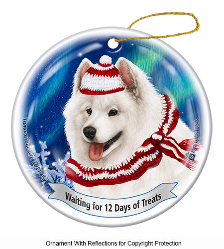 Samoyed 12 Days of Treats Ornament