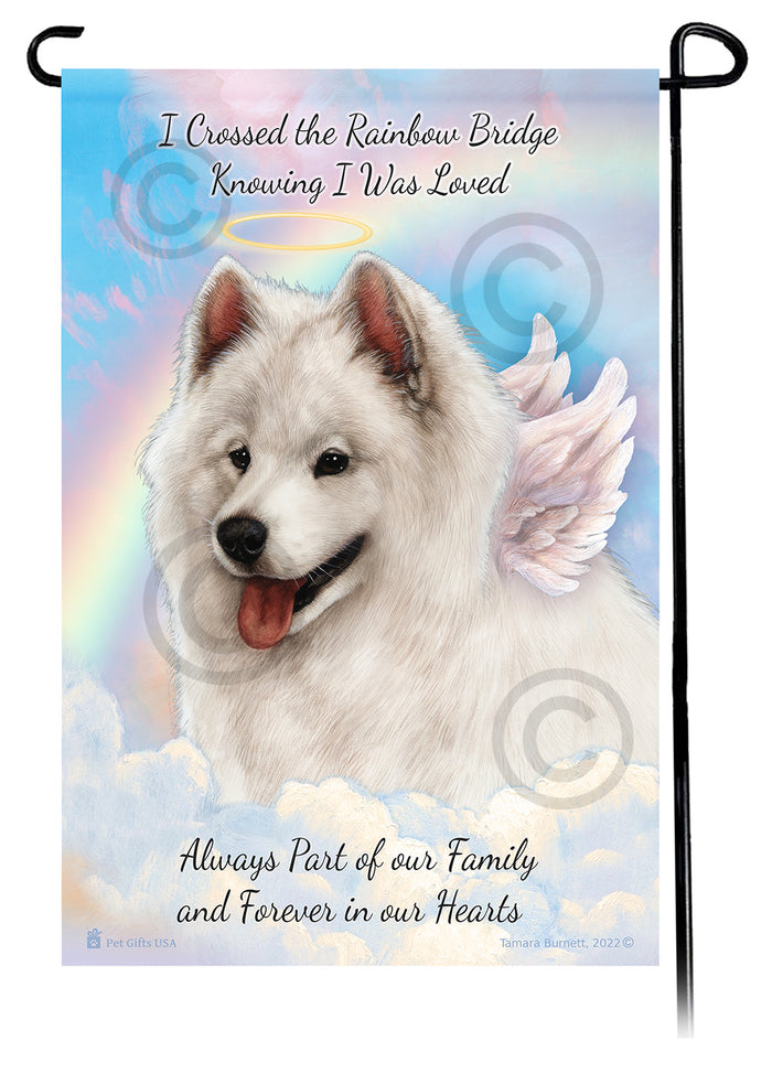 Samoyed Memorial Garden Flags