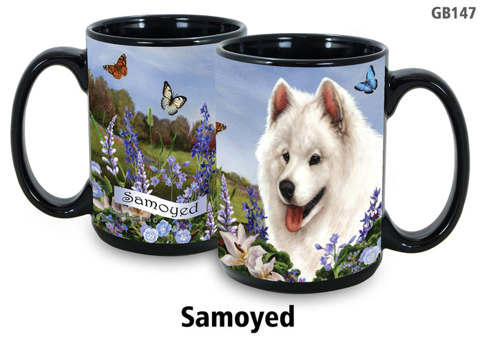 Samoyed - Garden Party Fun Mug 15 oz