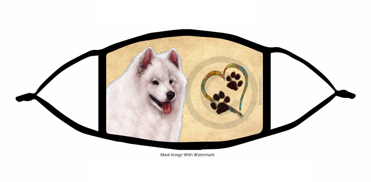 Samoyed Face Mask