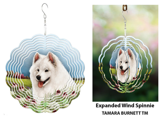 Samoyed Wind Spinner