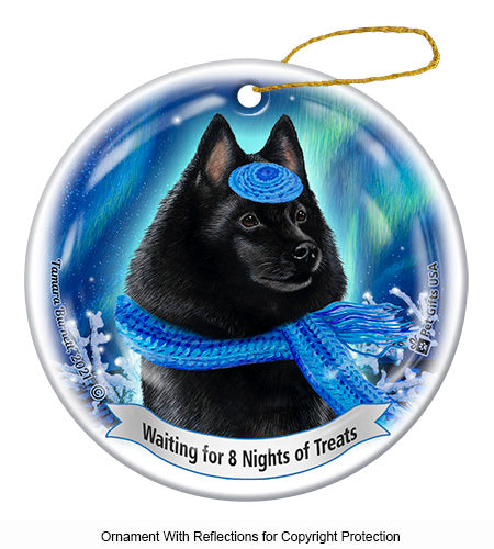 Schipperke Hanukkah Ornament