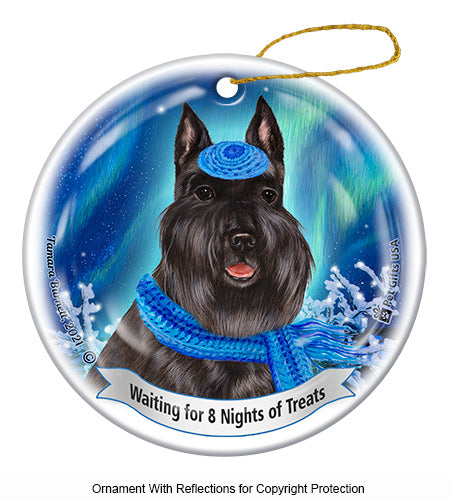 Schnauzer Hanukkah Ornament