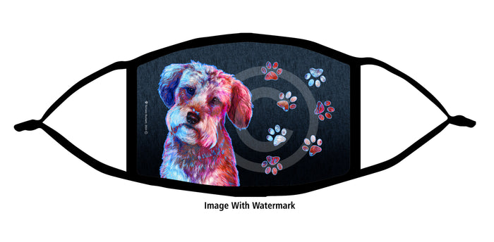 Schnoodle Grey Face Mask