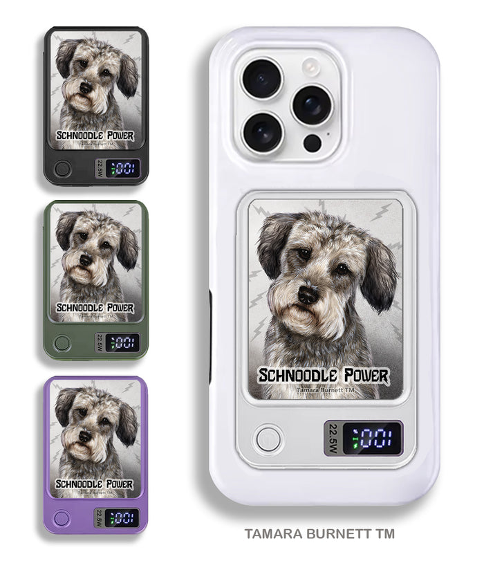 Schnoodle Grey Phone Bank Wireless Charger