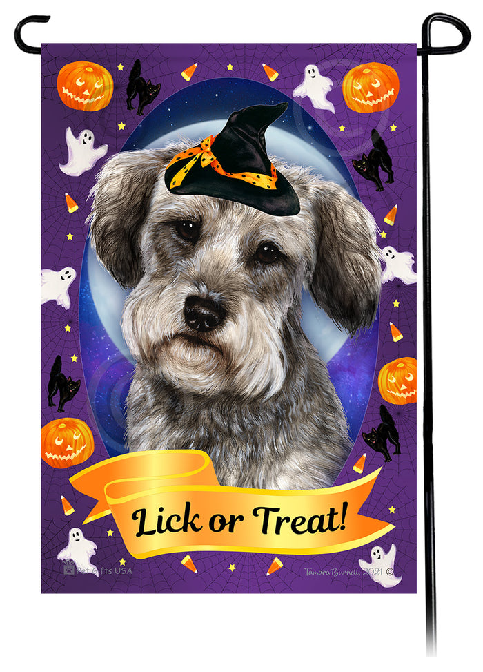 Schnoodle Halloween Howls Garden Flags