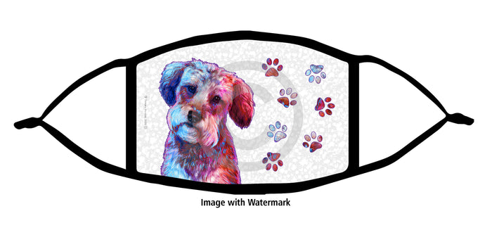Schnoodle Grey Face Mask