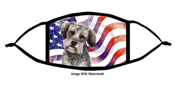 Schnoodle Grey Face Mask