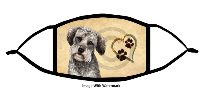Schnoodle Grey Face Mask