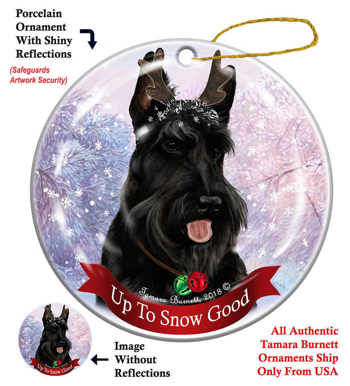 Scottish Terrier - Up To Snow Good Ornament