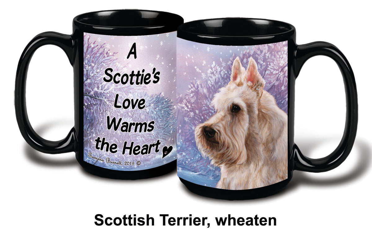Scottish Terrier Wheaten Winter Mug 15 oz