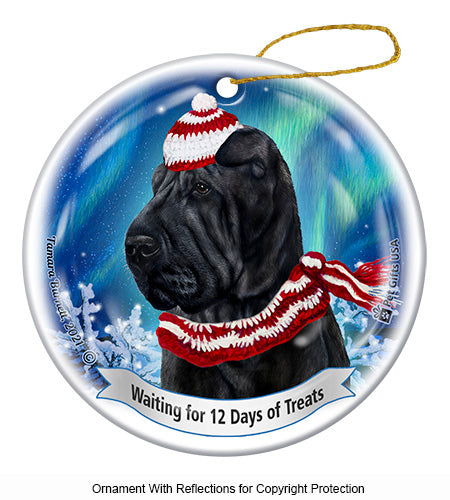 Shar Pei 12 Days of Treats Ornament
