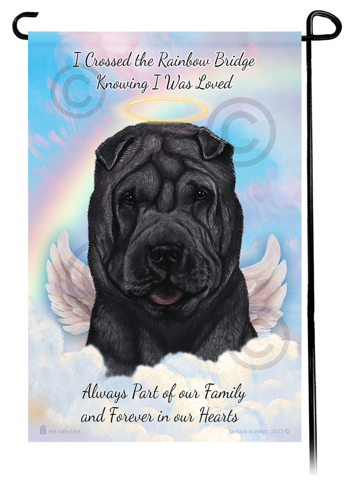 Shar Pei Memorial Garden Flags
