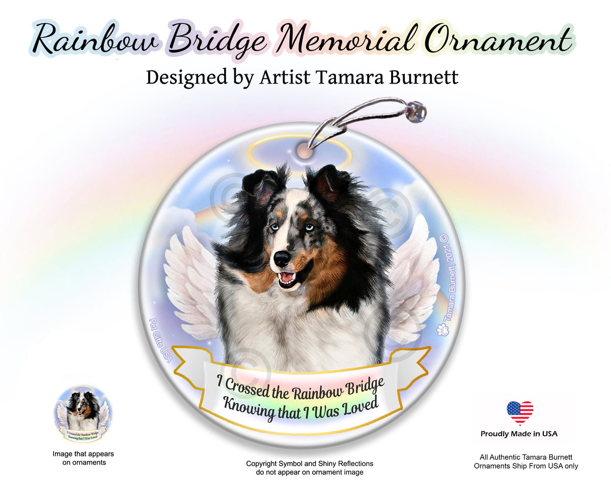 Sheltie Blue Merle Ornament