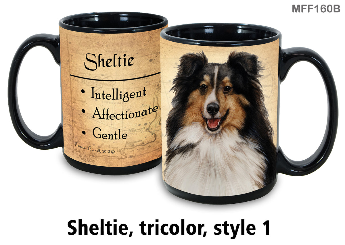 Sheltie (Tri Color) - My Faithful Friends Mug 15 oz