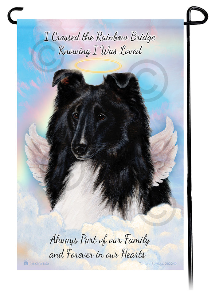 Shetland Sheepdog Memorial Garden Flags