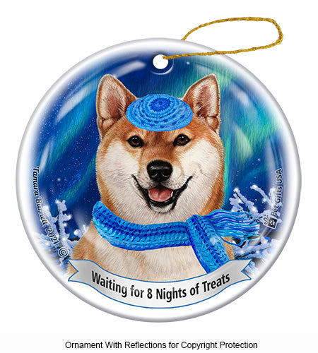 Shiba Inu Hanukkah Ornament