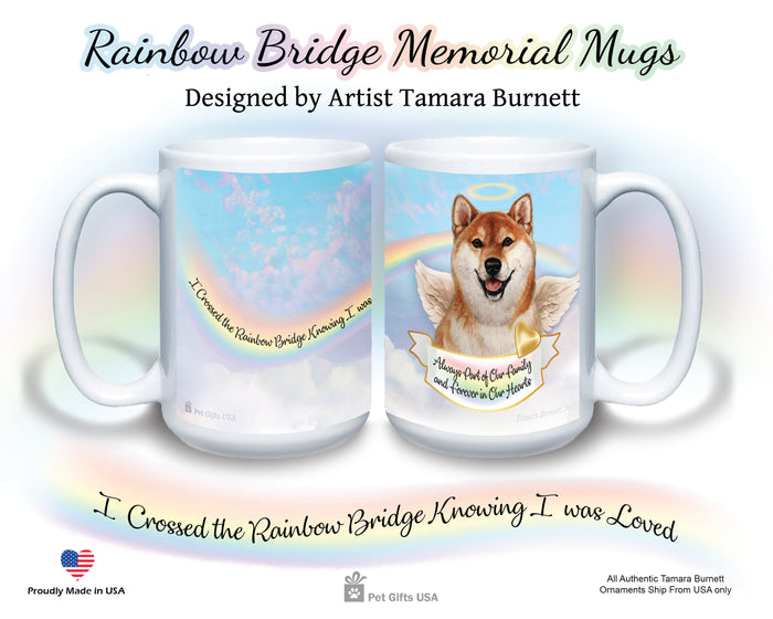 Shiba Inu Red/White Memorial Mug 15 oz