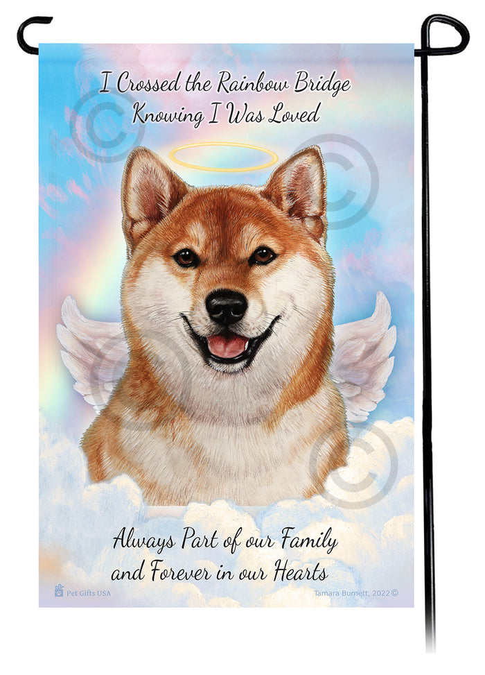Shiba Inu Memorial Garden Flags