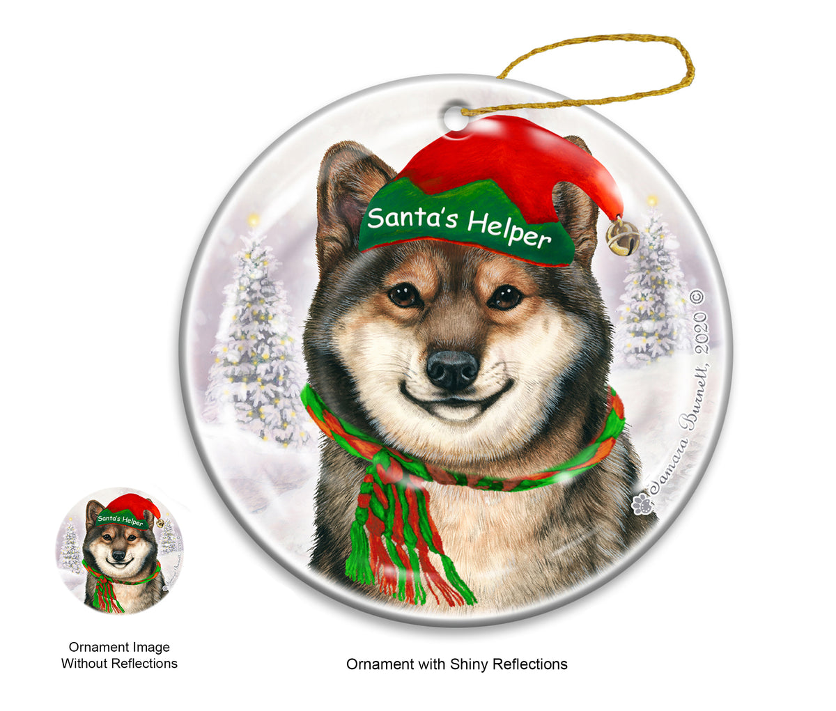 Shiba Inu Sesame Ornament