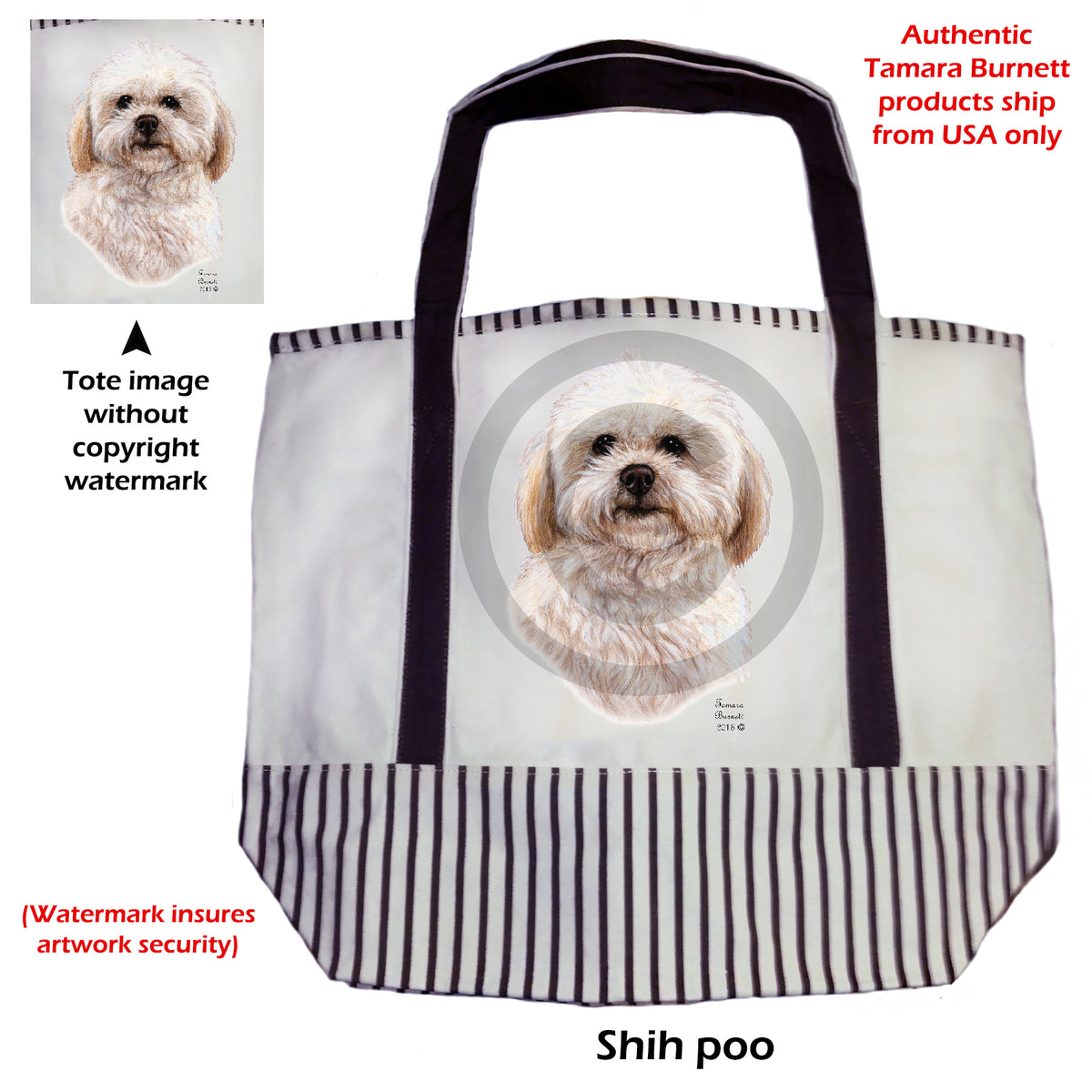Shih Poo - Tote Bag