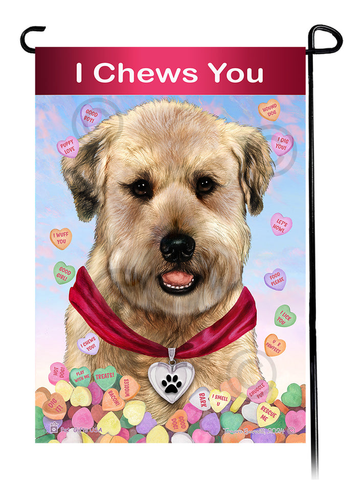 Soft Coated Wheaten Valentine Sweetheart Garden Flags