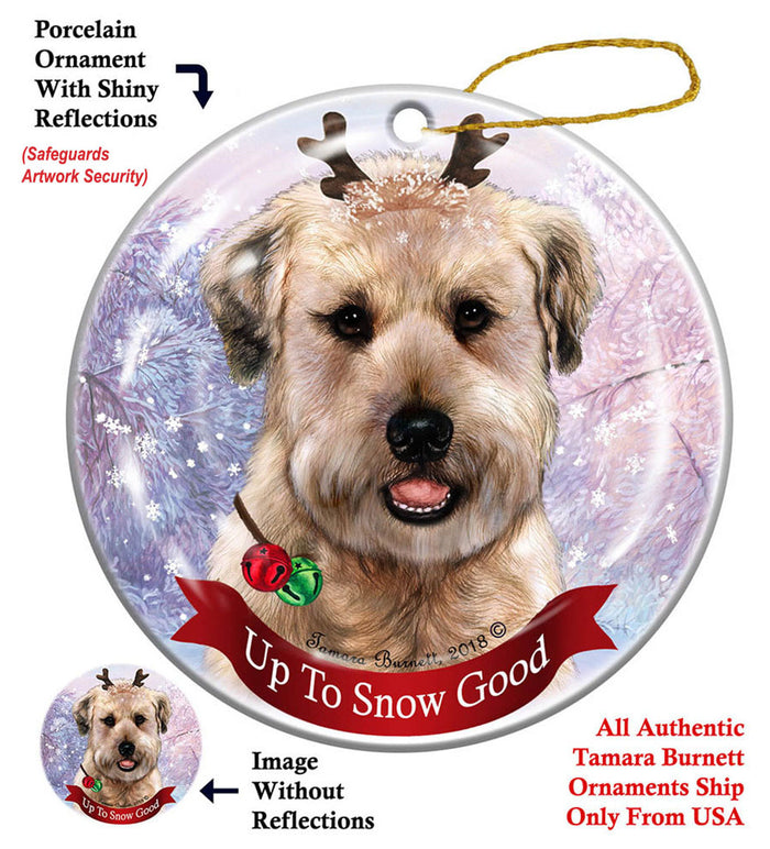 Wheaten - Up To Snow Good Ornament