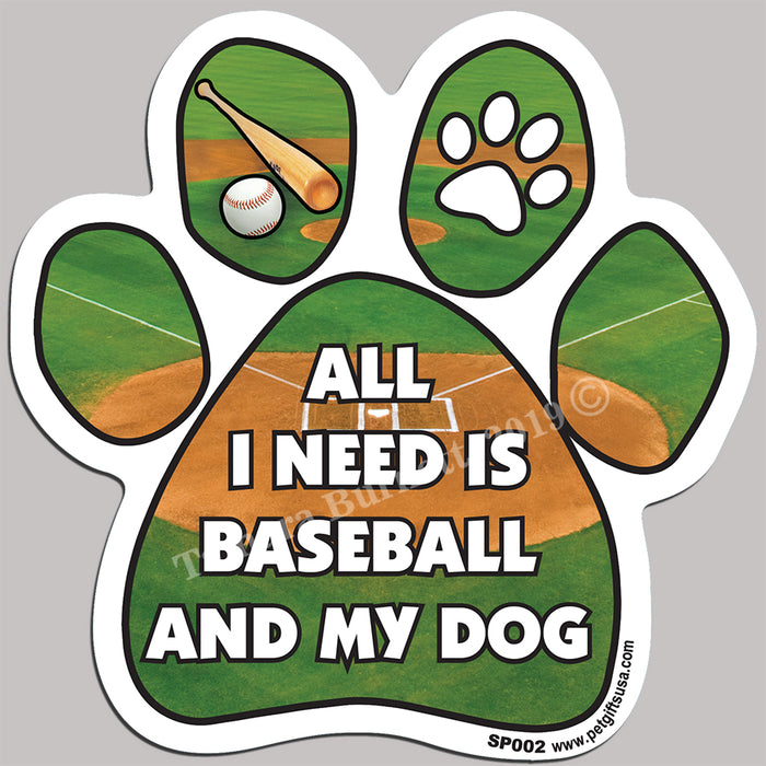  Sports Paw Shaped Magnets