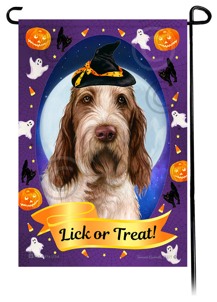 Spinone Italiano Halloween Howls Garden Flags
