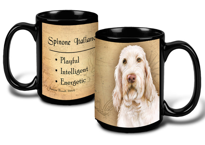 Spinone Italiano White - My Faithful Friends Mug 15 oz