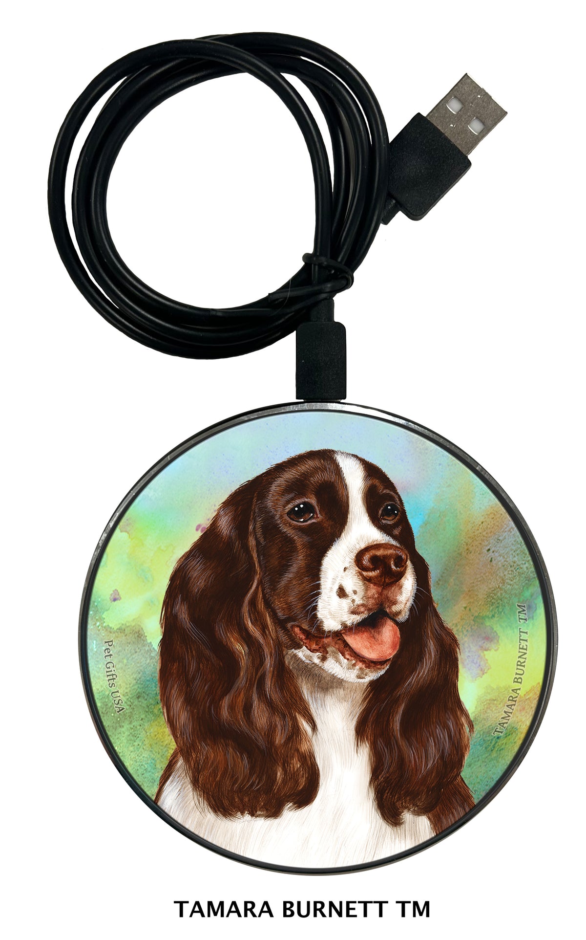 Springer Spaniel Liver Zoomies Wireless Charger