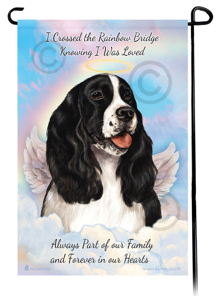 Springer Spaniel Memorial Garden Flags