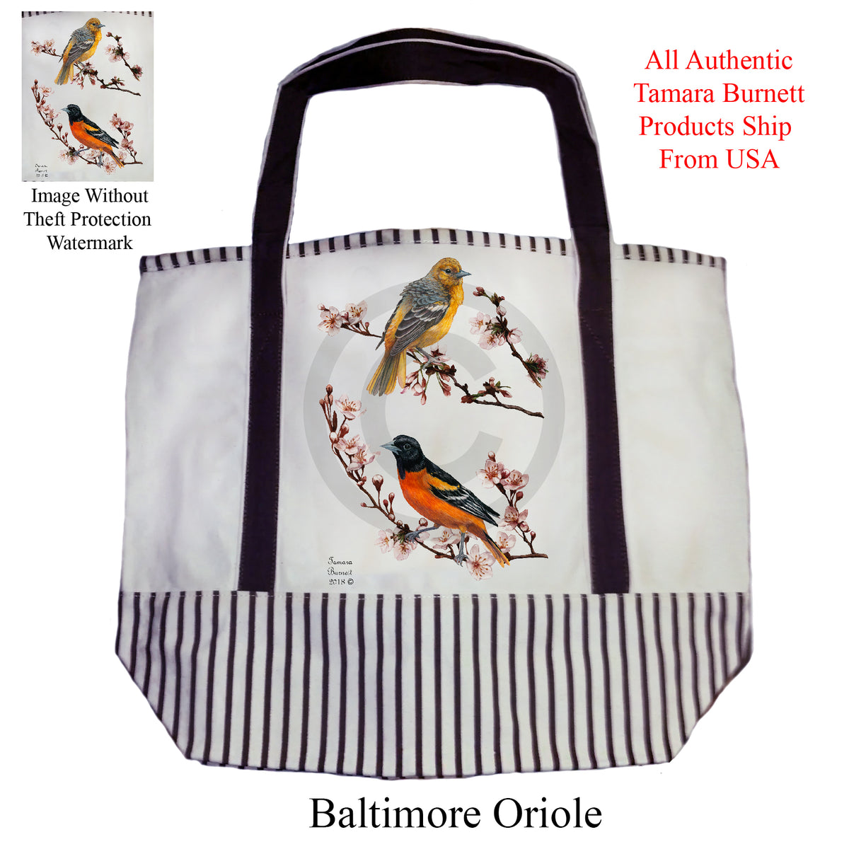 Baltimore Oriole - Tote Bag