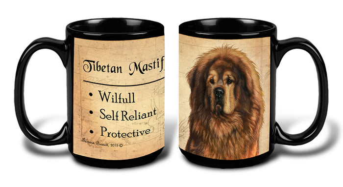 Tibetan Mastiff Brown - My Faithful Friends Mug 15 oz