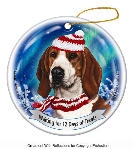 Treeing Walker Coonhound 12 Days of Treats Ornament