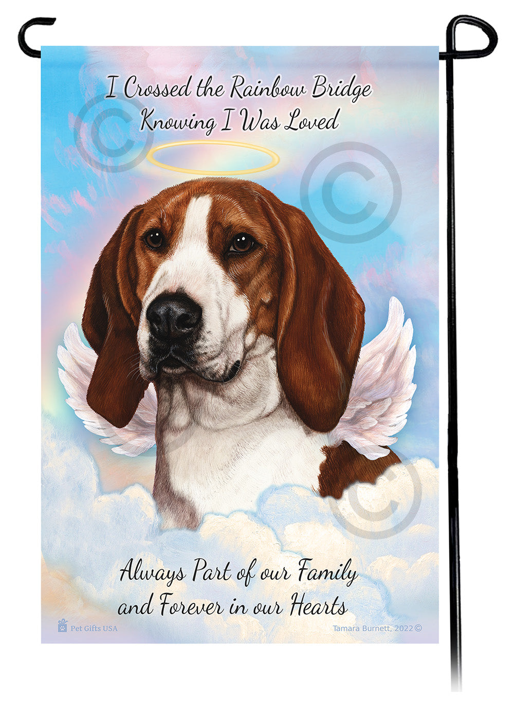 Coonhound Memorial - Garden Flag