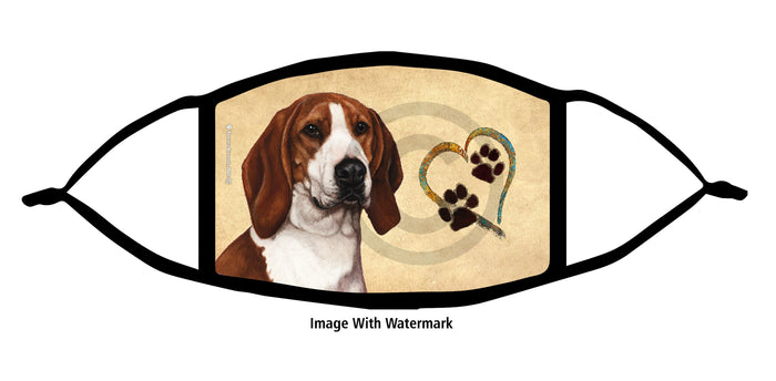 Coonhound Tree Walker Face Mask