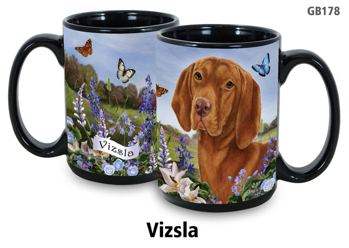 Vizsla - Garden Party Fun Mug 15 oz