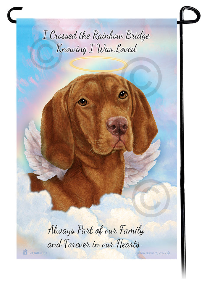 Vizsla Memorial Garden Flags
