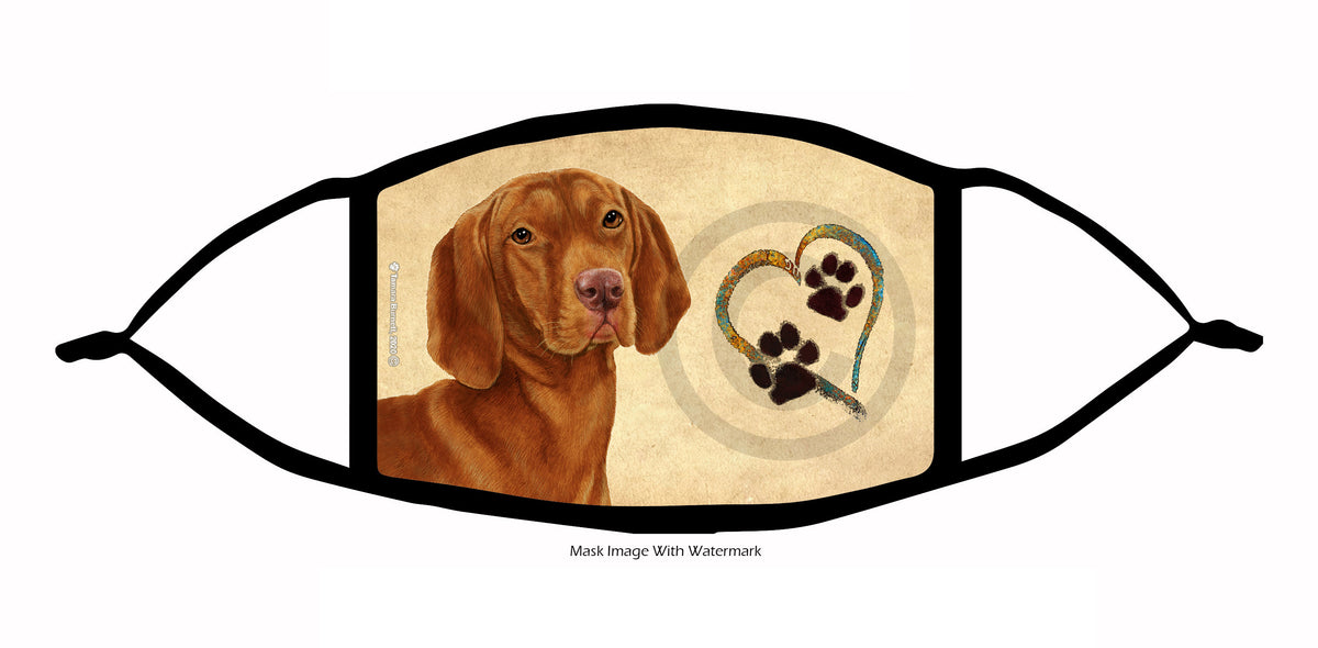 Vizsla Face Mask