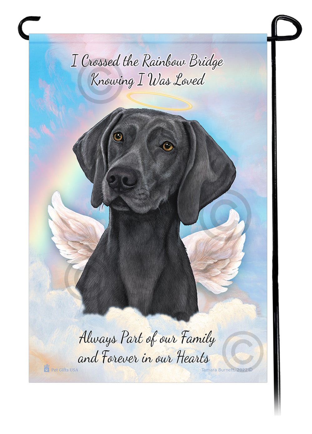 Weimaraner Memorial - Garden Flag