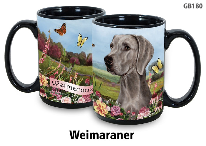 Weimaraner - Garden Party Fun Mug 15 oz