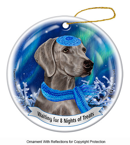Weimaraner Hanukkah Ornament